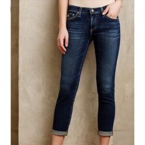 Adriano Goldschmied The Stevie Roll Up  Women's Blue Jeans Cropped Sz 27 R 891